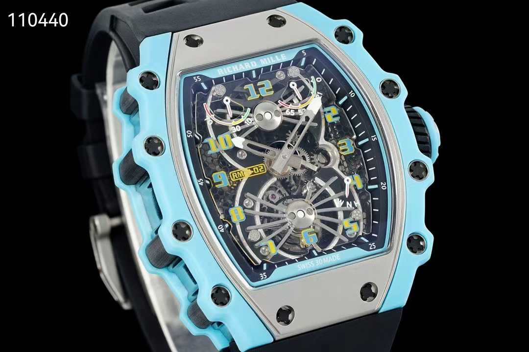 리차드밀 RM21-02 투르비용 에어로다인 뉴버젼 블루 블랙 시계 워치